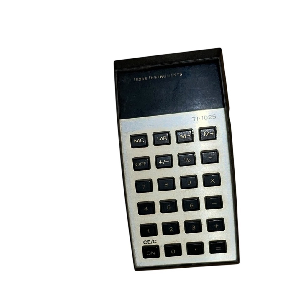 Vintage calculator Texas Instruments TI-1025 retro